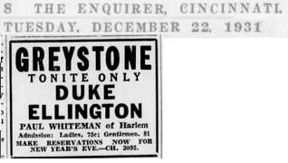 Greystone ad, Dec 22 1931