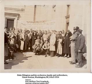 Group photo, Union Station, Feb. 9 1934
