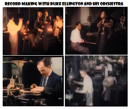 2 versions of the Record Making with Duke Ellington and His Orchestra film short