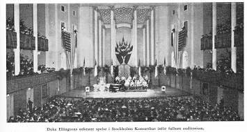 Ellington orchestra in concert, Stockholm's Konserthus, Apr 1939