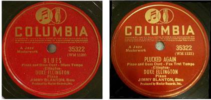 Columbia Ellington-Blanton labels