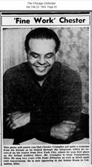 newspaper photo, Crumpler