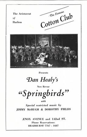 Springbirds programme cover