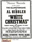 The Billboard Mercer Record ad for White Christman